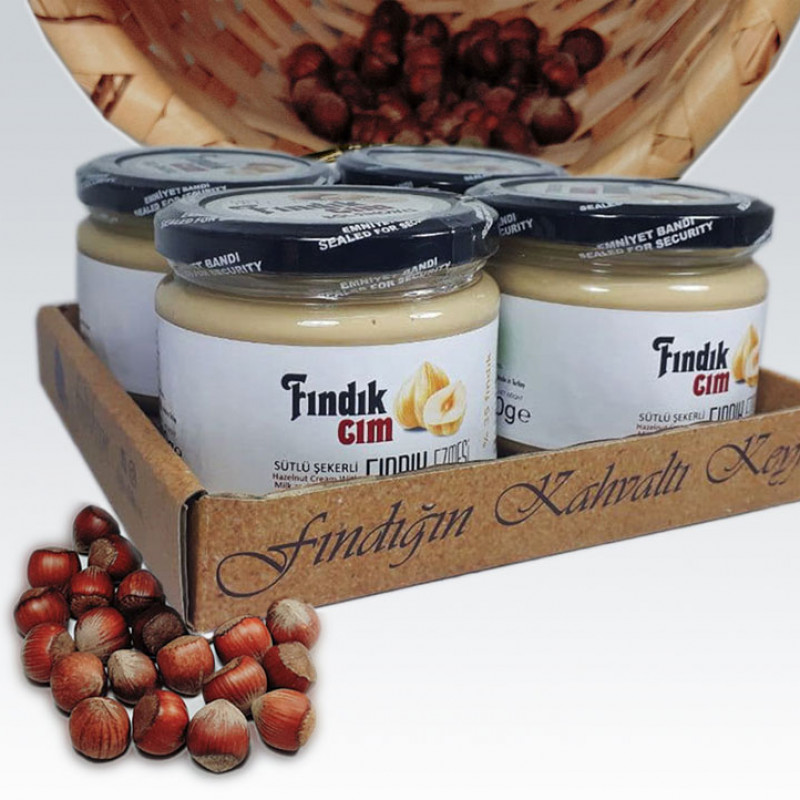 Fındıkcım Sütlü Fındık Ezmesi 300 Gr 4'Lü Paket