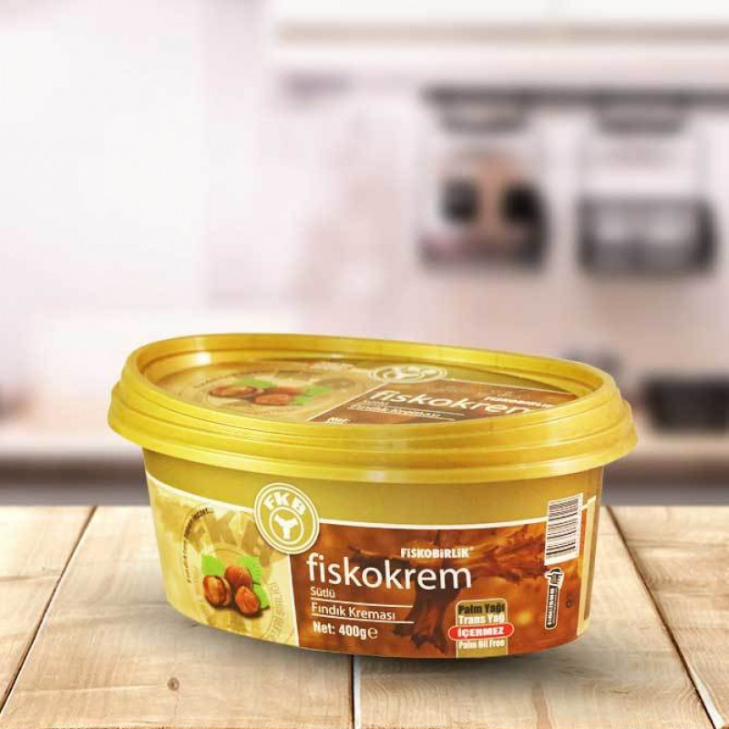 Fiskokrem Sütlü Fındık Kreması 400 Gr