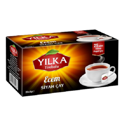 Yılka Siyah Süzen Poşet Çay 25'Li 50 Gr